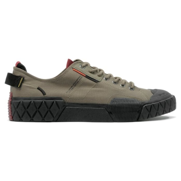Кеды Palladium Ace City Shell Lo 79132-308 текстильные серо-зеленые 