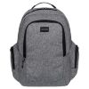 Рюкзак городской Quiksilver Schoolie (25 л) мужской на молнии с отделением для ноутбука серый - Рюкзак городской Quiksilver Schoolie (25 л) мужской на молнии с отделением для ноутбука серый
