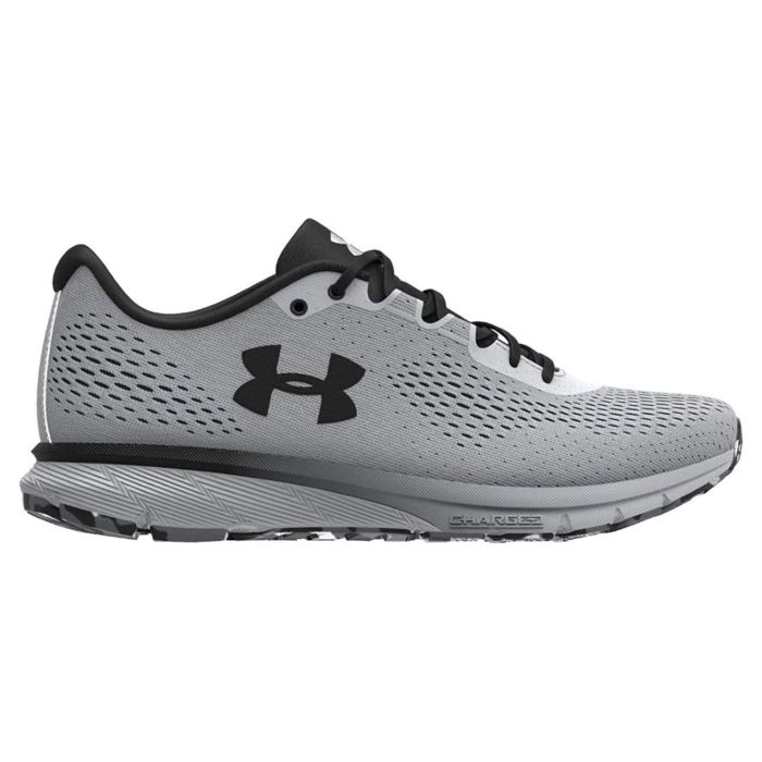 Кроссовки мужские Under Armour Ua Charged Spark Metallic Silver / Black / Black 3021646-100 низкие текстильные серые 