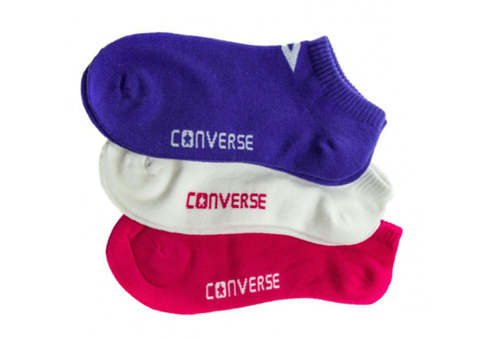 Носки Converse All star 3 пары размер 35-38 E220K-3009 разноцветные 