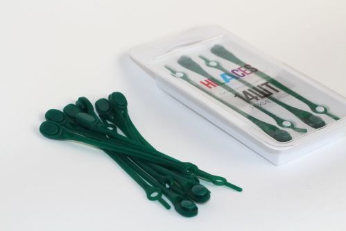 Силиконовые шнурки Hilaces NEW GR/GR зеленые