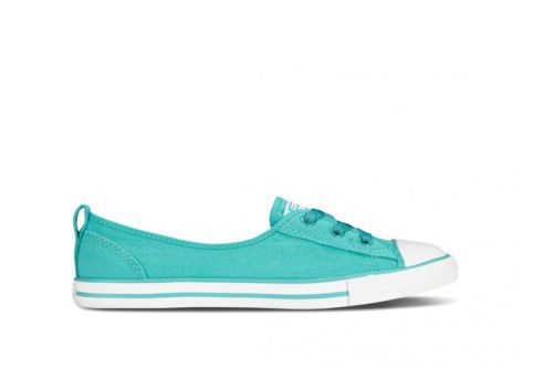 Женские кеды Converse (конверс) Chuck Taylor All Star Ballet Lace 547159 бирюзовые