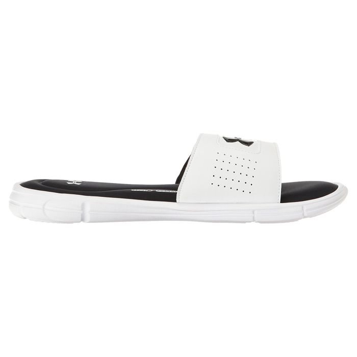 Шлепанцы мужские Under Armour Ua M Ignite V Sl 1287318-100 низкие текстильные белые 