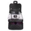 Рюкзак кожаный OrsOro DS-9001/1 женский с клапаном и двумя отделениями черный - Рюкзак кожаный OrsOro DS-9001/1 женский с клапаном и двумя отделениями черный