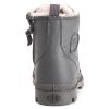 Ботинки женские Palladium Pampa Hi Zip S 96441-074 кожаные зимние серые - Ботинки женские Palladium Pampa Hi Zip S 96441-074 кожаные зимние серые