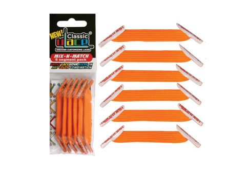 Шнурки U-lace Mix-N-Match 2062 оранжевые