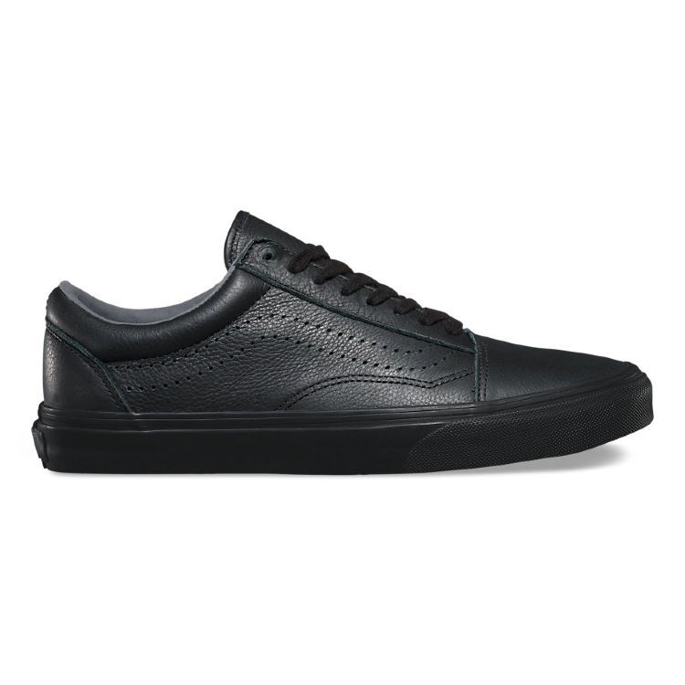 Vans all black original best sale