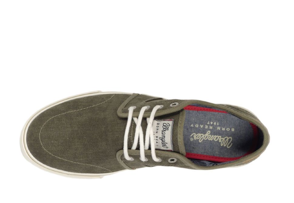 Купить мужские кеды Wrangler Mitos Derby WM171020-20 зеленые - продажа ...