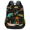 Школьный рюкзак GRIZZLY RAk-091-1/1 для мальчиков с одним отделением и укрепленной спинкой черный - Школьный рюкзак GRIZZLY RAk-091-1/1 для мальчиков с одним отделением и укрепленной спинкой черный