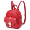 Рюкзак кожаный OrsOro женский на молнии с одним отделением DW-822/3 красный - Рюкзак кожаный OrsOro женский на молнии с одним отделением DW-822/3 красный