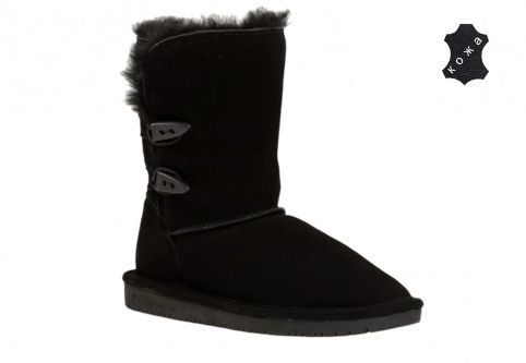Женские угги Bearpaw Abigail 682W black черные