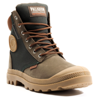 Ботинки Palladium Pampa Sc Wpn U-S 77235-236 кожаные коричнево-зеленые