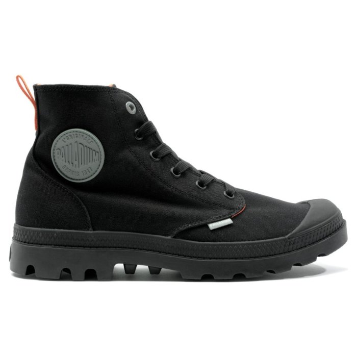 Ботинки Palladium Pampa Monopop 09140-008 текстильные черные 