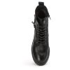 Ботинки женские Wrangler Gstaad Lace Wl92564-062 кожаные высокие черные - Ботинки женские Wrangler Gstaad Lace Wl92564-062 кожаные высокие черные