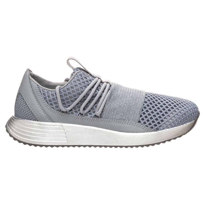 Кроссовки женские Under Armour Ua W Breathe Lace X Nm Steel / Metallic Silver / Venetian Blue 3020249-100 низкие текстильные серые 