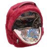 Рюкзак кожаный OrsOro DW-852/2 женский на молнии с одним отделением темно-красный - Рюкзак кожаный OrsOro DW-852/2 женский на молнии с одним отделением темно-красный