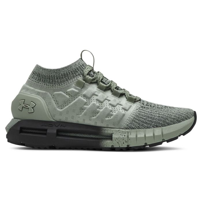 Кроссовки женские Under Armour Hovr Phantom Nc-Grn,10 3020976-305 текстильные для бега серые 