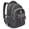 Рюкзак школьный GRIZZLY с двумя отделениями RG-461-1/3 серый - Рюкзак школьный GRIZZLY с двумя отделениями RG-461-1/3 серый