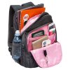 Рюкзак школьный GRIZZLY с двумя отделениями RG-461-1/3 серый - Рюкзак школьный GRIZZLY с двумя отделениями RG-461-1/3 серый