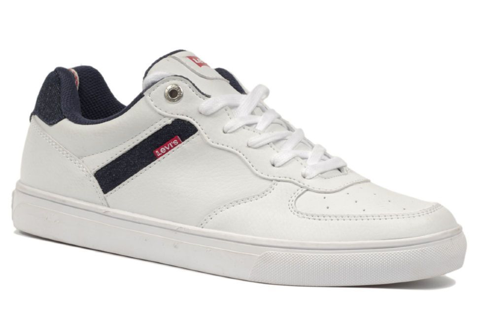 Levi's jeffrey denim sneakers white deals