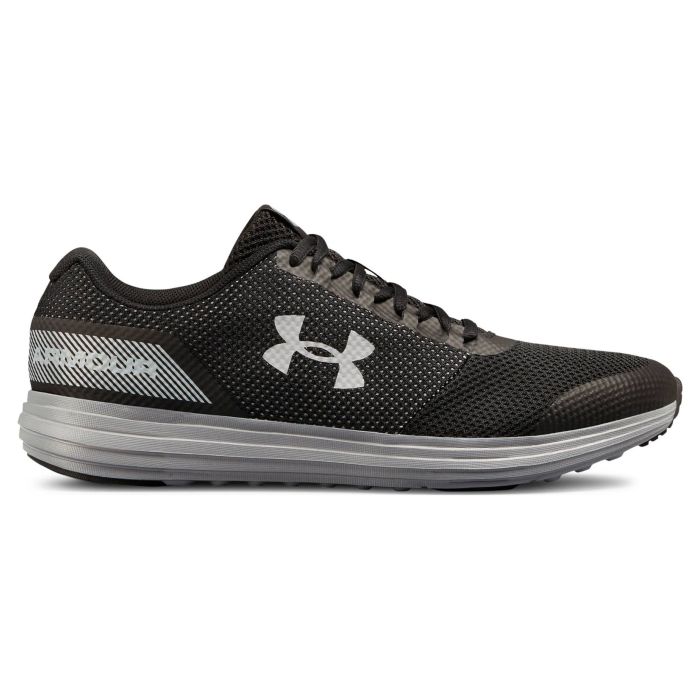 Кроссовки мужские Under Armour Ua Surge Black / Black / Steel 3020336-004 низкие текстильные черные 