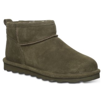 Угги женские Bearpaw 2860W Shorty Dark Olive зеленые