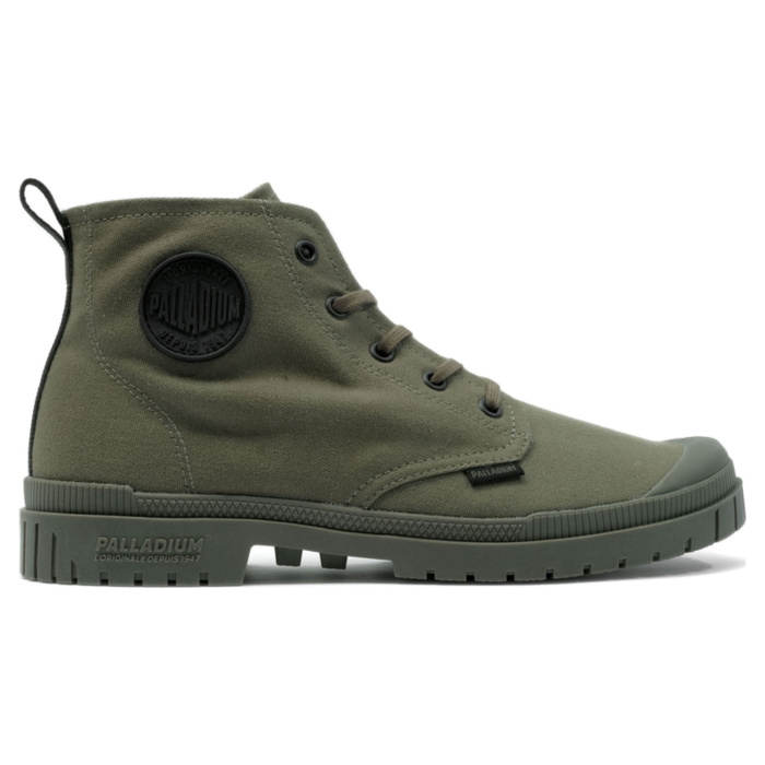 Ботинки Palladium Pampa Sp20 Hi Cvs 76838-309 текстильные оливковые 