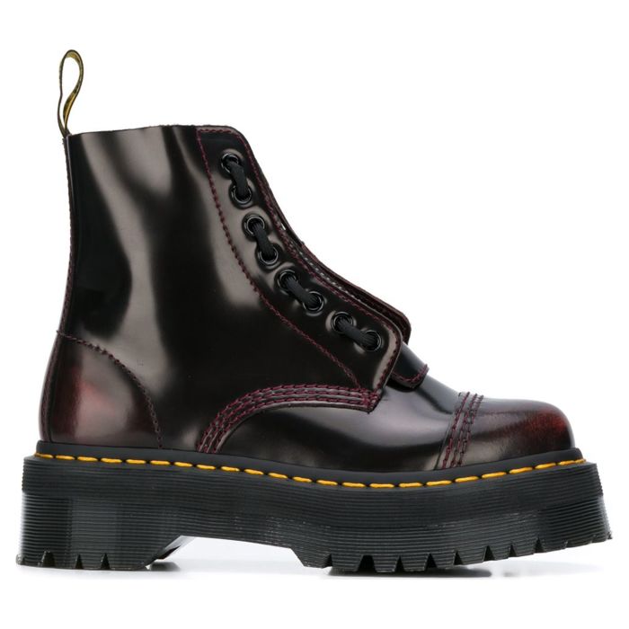 Ботинки Dr.Martens Sinclair - Jungle Boot 25233600 высокие кожаные бордовые 