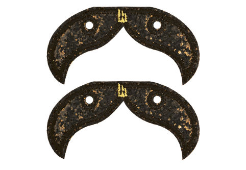 Аксессуары для кед усы LACE Shwings MUSTACHE 11709 черные