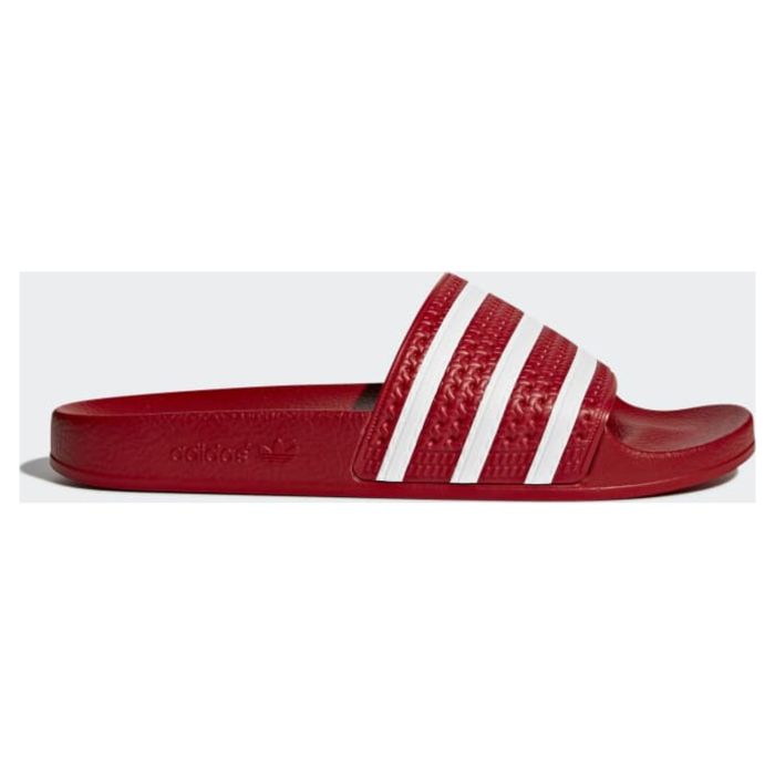 Сланцы мужские Adidas Adilette Lgtsca/Wht/Lgtsca 288193 пляжные красные 