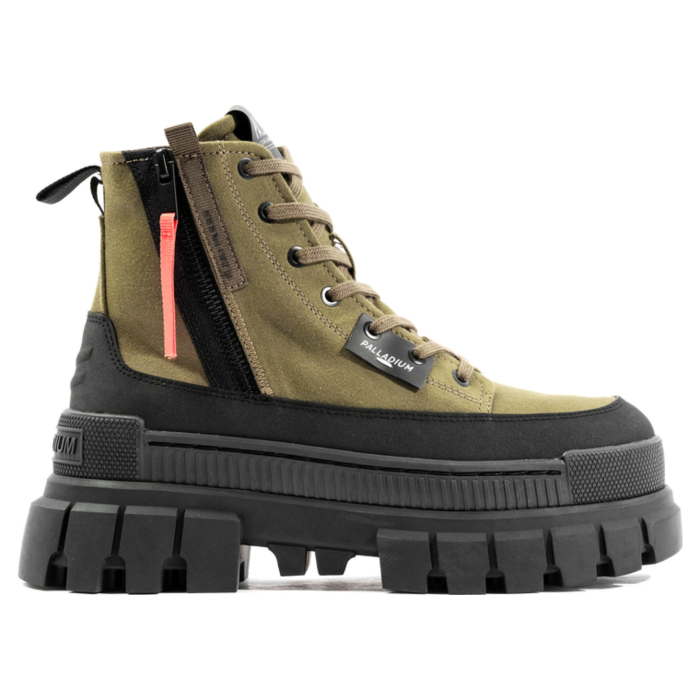 Ботинки женские Palladium Revolt Boot Zip Tx 98860-325 высокие зеленые 