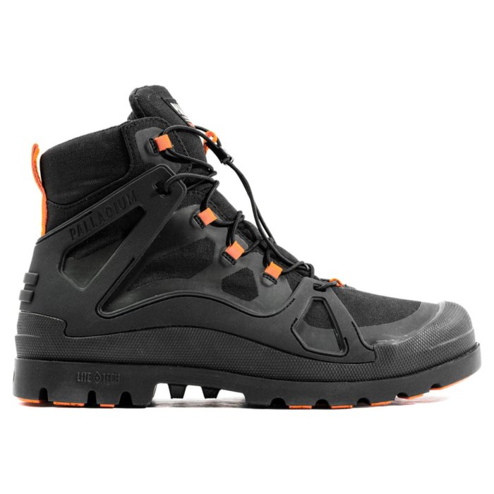 Ботинки Palladium Pampa Lite + Cage Wp+ 08845-008 высокие черные 