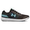 Кроссовки женские Under Armour Ua W Surge Black / Venetian Blue / Black 3020368-001 низкие текстильные черные - Кроссовки женские Under Armour Ua W Surge Black / Venetian Blue / Black 3020368-001 низкие текстильные черные