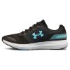 Кроссовки женские Under Armour Ua W Surge Black / Venetian Blue / Black 3020368-001 низкие текстильные черные - Кроссовки женские Under Armour Ua W Surge Black / Venetian Blue / Black 3020368-001 низкие текстильные черные