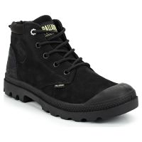 Ботинки женские Palladium Pampa Lo Cuff Lea 95561-035 кожаные низкие черные