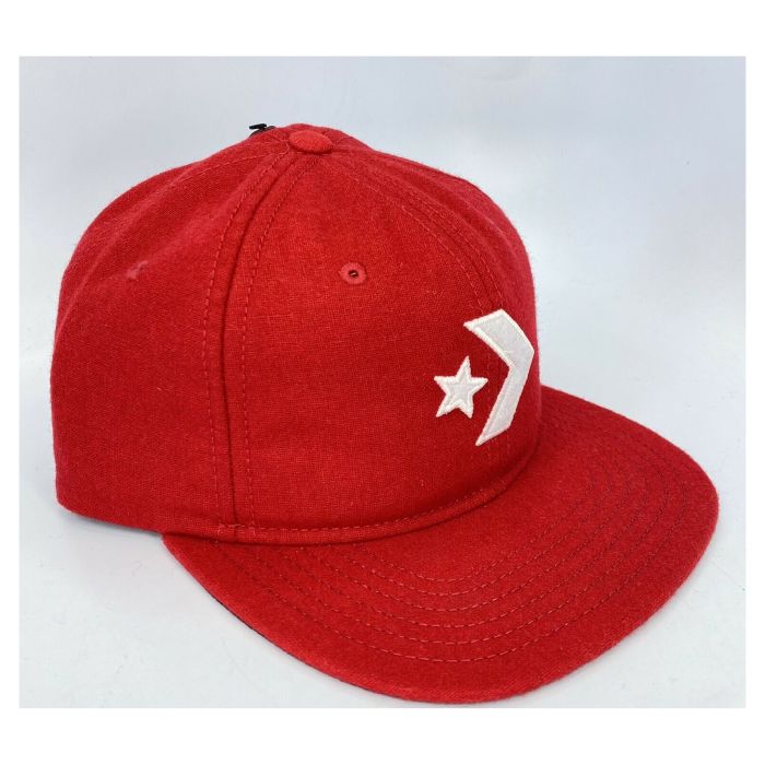 Бейсболка унисекс Converse Felt Applique Wool 637 Cap 609126 красная 