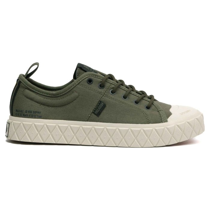 Кеды Palladium Palla Ace Lo Supply 78571-309 текстильные оливковые 