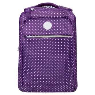 Рюкзак молодежный GRIZZLY RD-959-2/2 женский для ноутбука на молнии c укрепленной спинкой фиолетовый