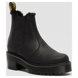 Ботинки женские Dr.Martens Rometty Faux Fur Leather Chelsea Boots 26198001 кожаные