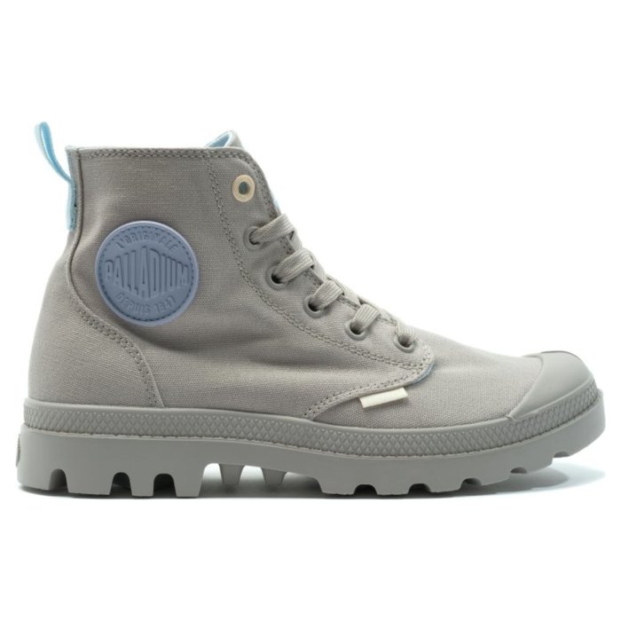 Ботинки Palladium Pampa Monopop 99140-090 текстильные серые 