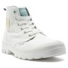 Ботинки Palladium Pampa Monopop 99140-116 текстильные белые - Ботинки Palladium Pampa Monopop 99140-116 текстильные белые