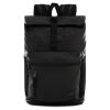 Рюкзак городской Vans Roll It Classic Black женский с закручивающимся верхом черный - Рюкзак городской Vans Roll It Classic Black женский с закручивающимся верхом черный