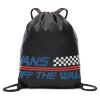 Сумка мешок Vans Benched Bag Black - Racing Team черная