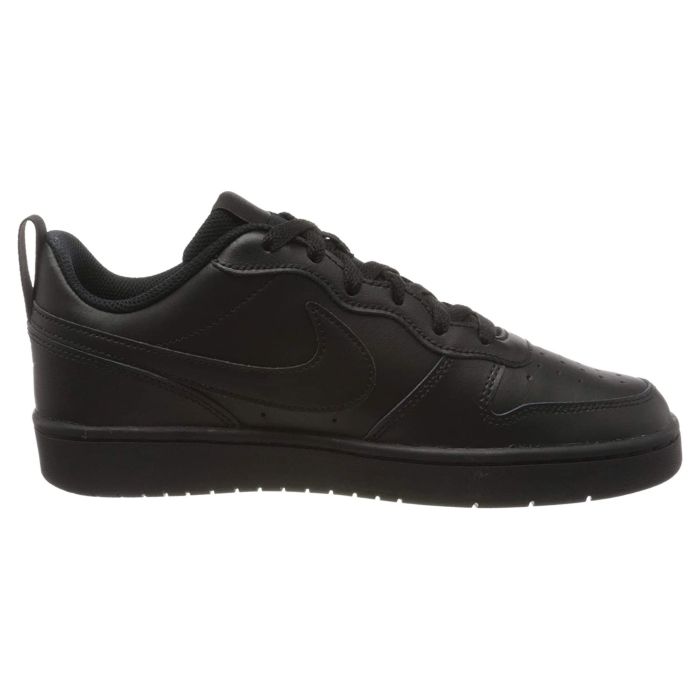 Кроссовки детские Nike Court Borough Low 2 BQ5448-001 кожаные черные 