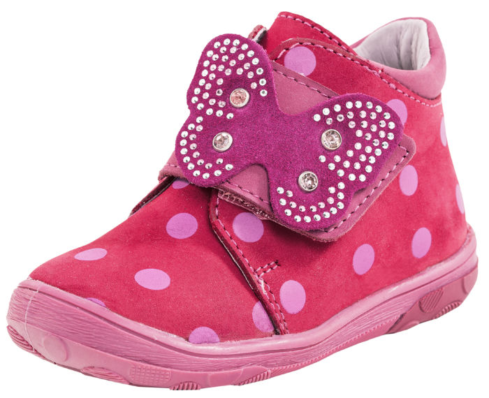 Детские кожаные ботинки Котофей 152117-21 для девочек розовые 