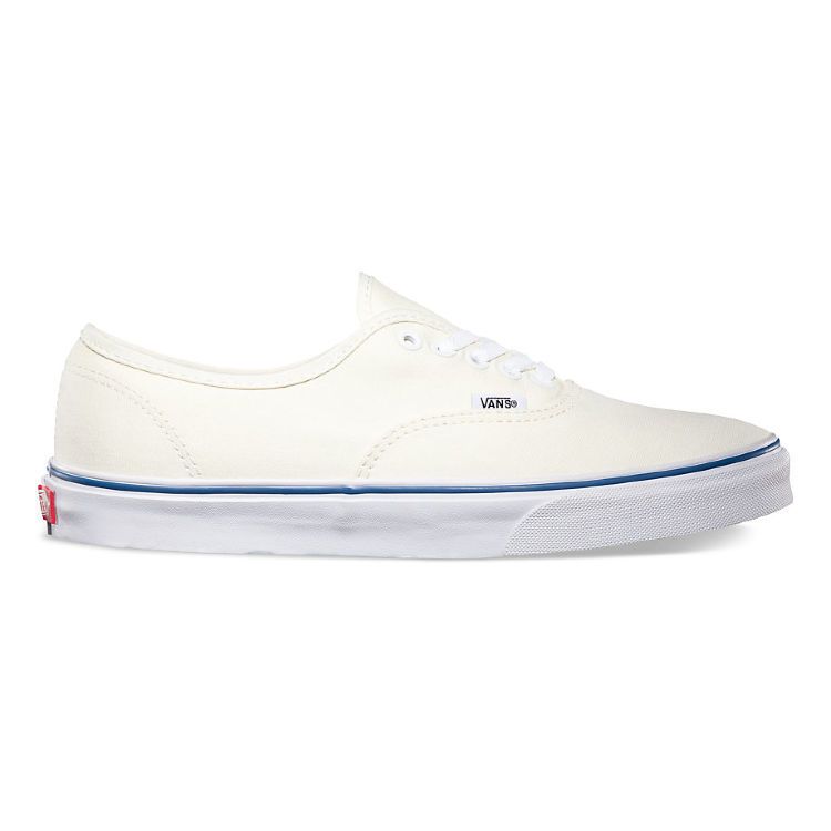 Vans authentic full white online
