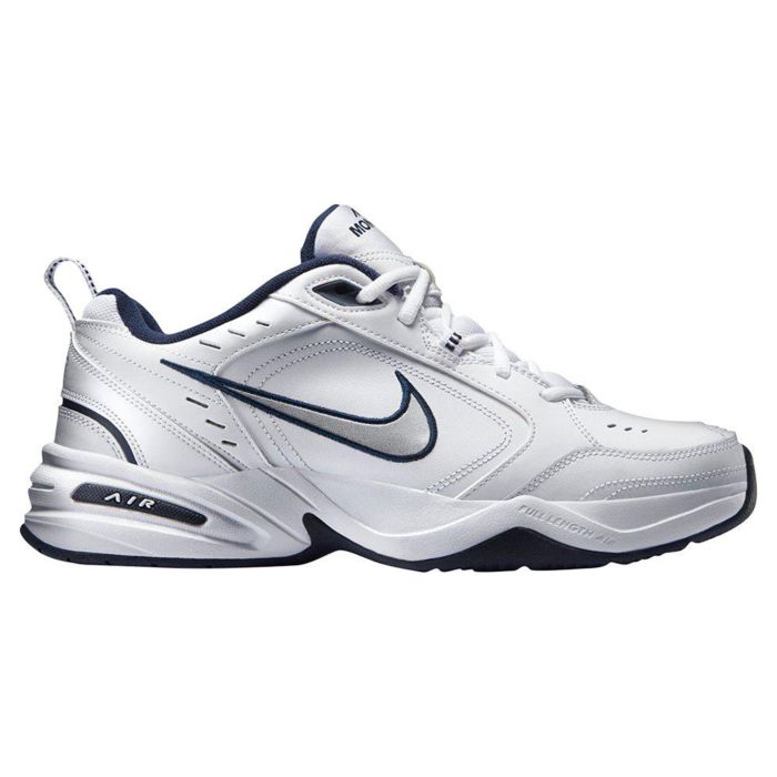 Кроссовки мужские Nike Men&#039;S Nike Air Monarch Iv Training Shoe 415445-102 низкие кожаные белые 
