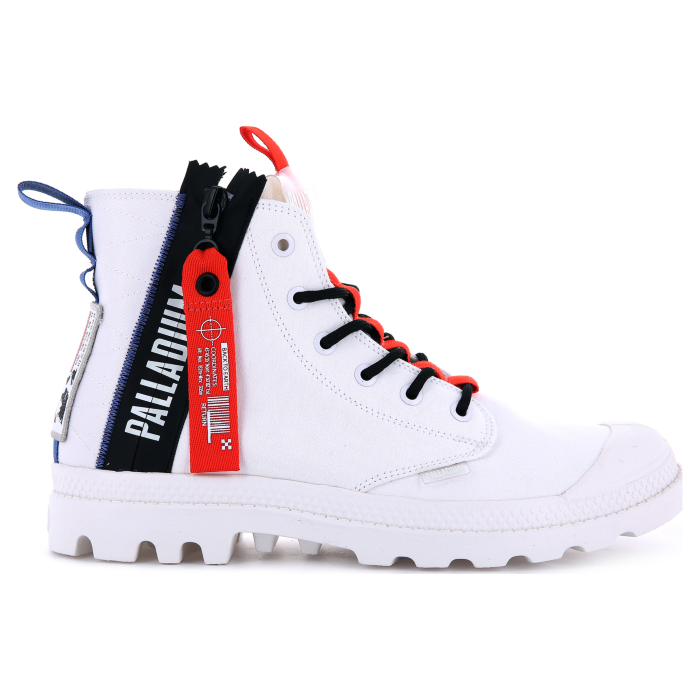 Ботинки Palladium PAMPA HI TICKET TO EARTH 77357-116 высокие белые 